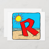 Beach Wedding Ideeën als R Briefkaart (Voorkant / Achterkant)