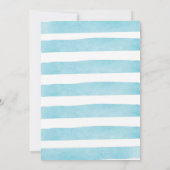 Beach Wedding Invitation Kaart (Achterkant)