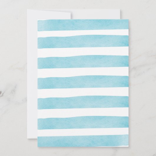 Beach Wedding Invitation Kaart (Achterkant)