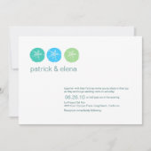 Beach Wedding Invitation Kaart (Voorkant)