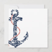 Beach Wedding Invitation Kaart (Achterkant)