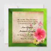 Beach Wedding Invitation Kaart (Voorkant)