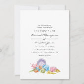 Beach Wedding Invitation Kaart (Voorkant)