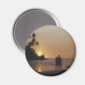 Beach Wedding Invitation Magneet (Voorkant / Achterkant)