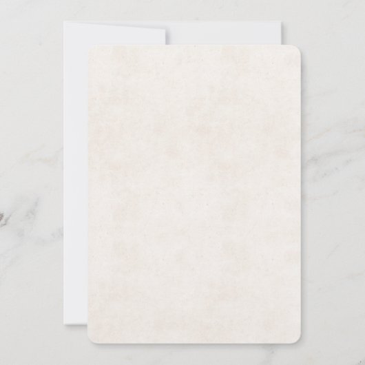 Beach Wedding Invite Kaart (Achterkant)