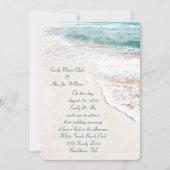 Beach Wedding Invite Kaart (Voorkant)