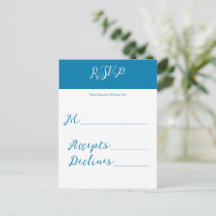 Beach Wedding Isle in the Sun RSVP Enclosure Kaart