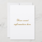 Beach Wedding Kaart (Achterkant)