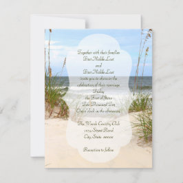 Beach Wedding Kaart
