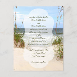 Beach Wedding Kaart