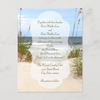 Beach Wedding Kaart