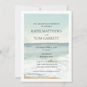 Beach Wedding Kaart