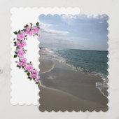 Beach Wedding Kaart (Voorkant / Achterkant)
