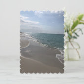 Beach Wedding Kaart (Staand voorkant)