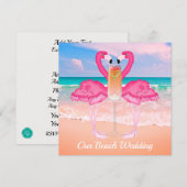 Beach Wedding Kaart (Voorkant / Achterkant)