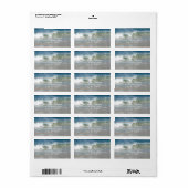 Beach Wedding Labels (Full Sheet)