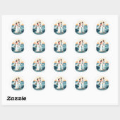 Beach Wedding Love Sticker (Vel)