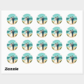 Beach Wedding Love Sticker (Vel)