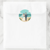 Beach Wedding Love Sticker (Tas)