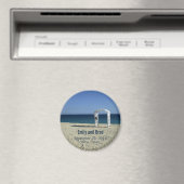 Beach Wedding Magnet (Insitu (Vaatwasser))