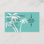 Beach Wedding Minister Visitekaartje (Achterkant)