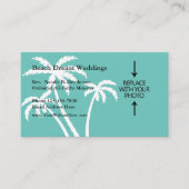 Beach Wedding Minister Visitekaartje (Voorkant)