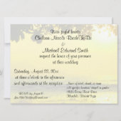 Beach Wedding Ocean Sunset Kaart (Voorkant)