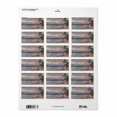 Beach Wedding, Palm Label (Full Sheet)