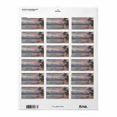 Beach Wedding, Palm Label (Full Sheet)