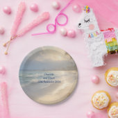 Beach Wedding Papieren Bordje (Feest)