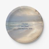Beach Wedding Papieren Bordje (Voorkant)