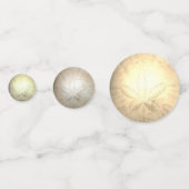 Beach Wedding Party Sand Dollar Table Confetti (Achterkanten)