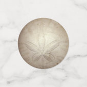 Beach Wedding Party Sand Dollar Table Confetti (Kleine voorkant)