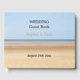 Beach Wedding Personalized Guestbook Gastenboek