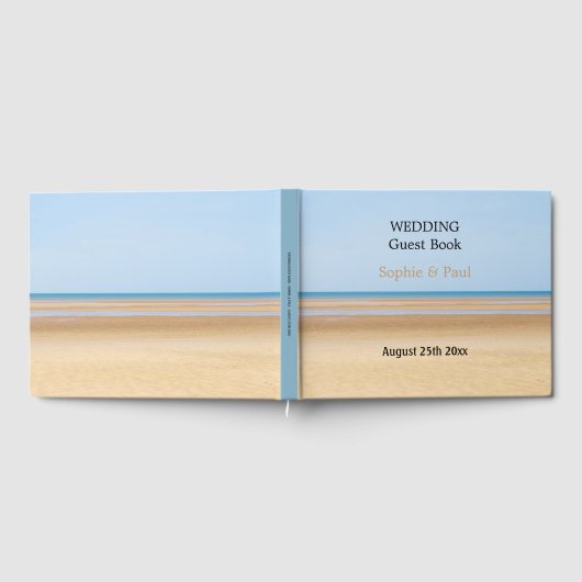 Beach Wedding Personalized Guestbook Gastenboek (Volledig)