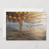 Beach Wedding Persoonlijk Kaart (Voorkant)