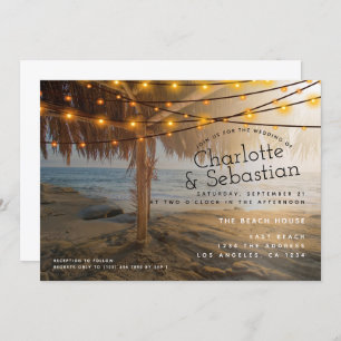 Beach Wedding Persoonlijk Kaart