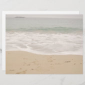 Beach Wedding Program Hoesje Alleen Sandy Beach (Voorkant / Achterkant)