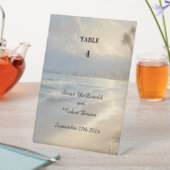 Beach Wedding Reclamebord Met Voetstuk (Insitu)