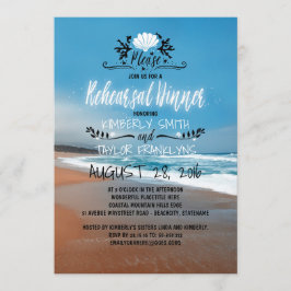 Beach Wedding Rehearsal Dinner Kaart