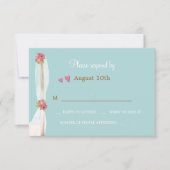 Beach Wedding Response Kaarten RSVP Kaartje (Voorkant)