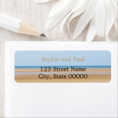 Beach Wedding Return Address Labels (Insitu)