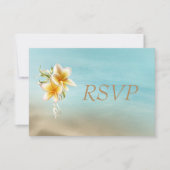 Beach Wedding RSVP (Voorkant)
