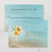 Beach Wedding RSVP (Voorkant / Achterkant)