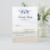 Beach Wedding RSVP (Staand voorkant)