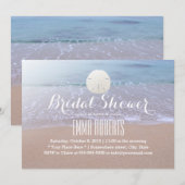 Beach Wedding Sand Dollar Vrijgezellenfeest Kaart (Voorkant / Achterkant)