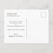 Beach Wedding Sand Ocean Waves Save the Date Aankondigingskaart (Achterkant)