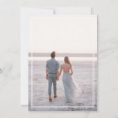 Beach Wedding Save The Date (Achterkant)