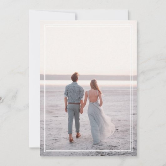 Beach Wedding Save The Date (Achterkant)