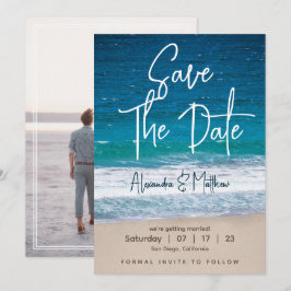 Beach Wedding Save The Date